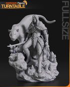 Drizzt Do'Urden — Baldurs Gate — Statue by NomNom
