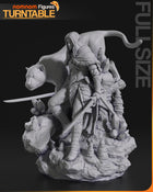 Drizzt Do'Urden — Baldurs Gate — Statue by NomNom