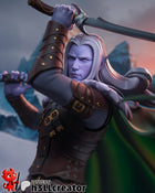Drizzt Do'Urden — drizzt-do'urden — Statue by H3llcreator