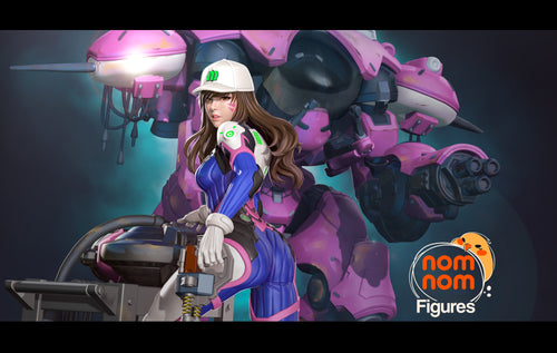 Dva — Overwatch — Statue by NomNom