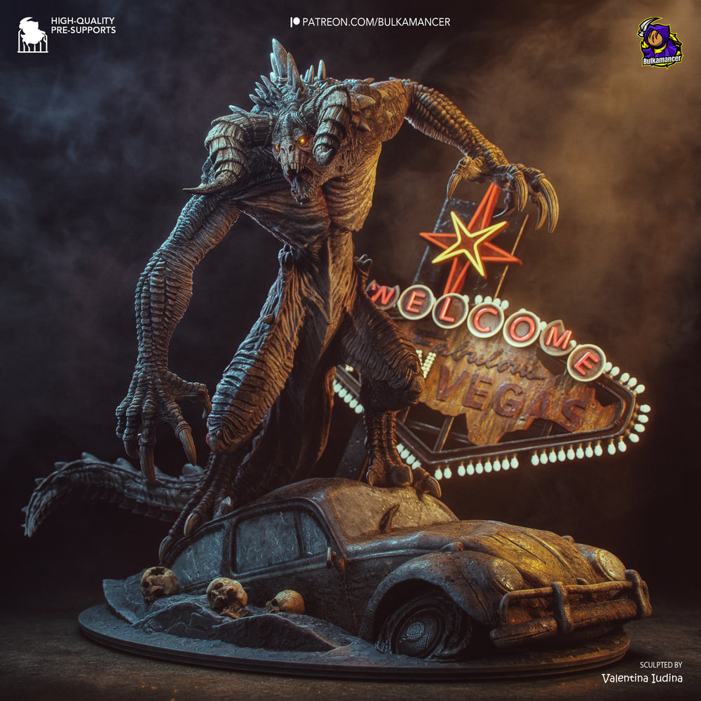 Deathclaw — bethesda — Statue by Bulkamancer