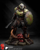 Doom Guy — bfg-9000 — Statue by H3llcreator