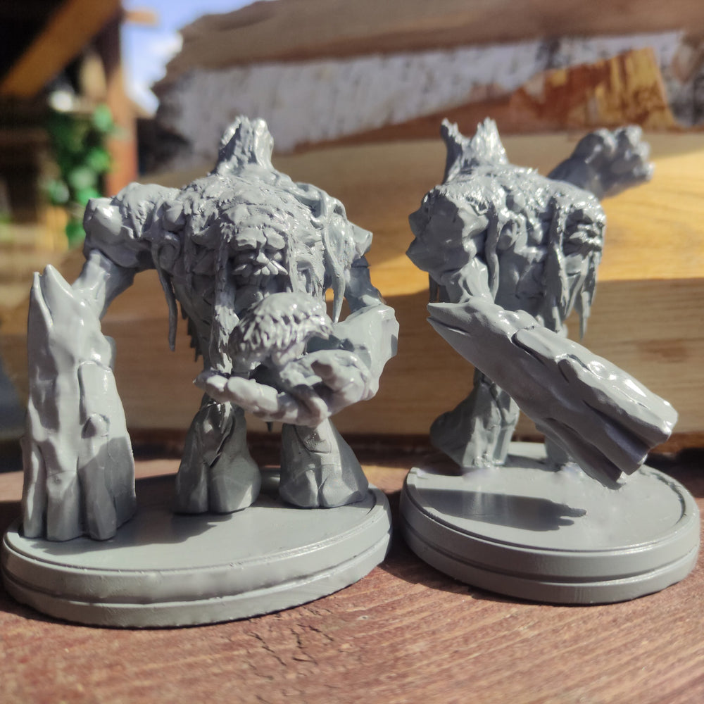 Earth elemental (Pose 1) — earth-elemental — Statue by H3llcreator