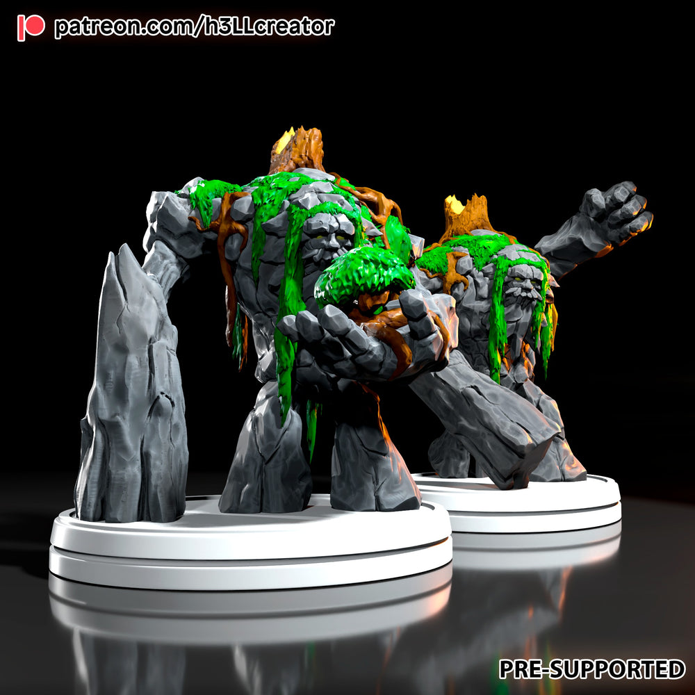 Earth elemental — creature — Statue by H3llcreator