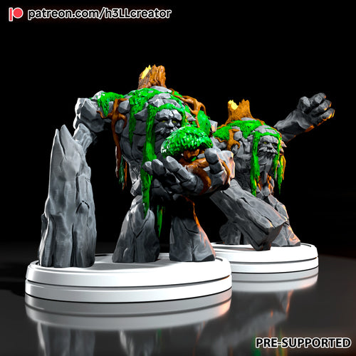 Earth elemental — creature — Statue by H3llcreator