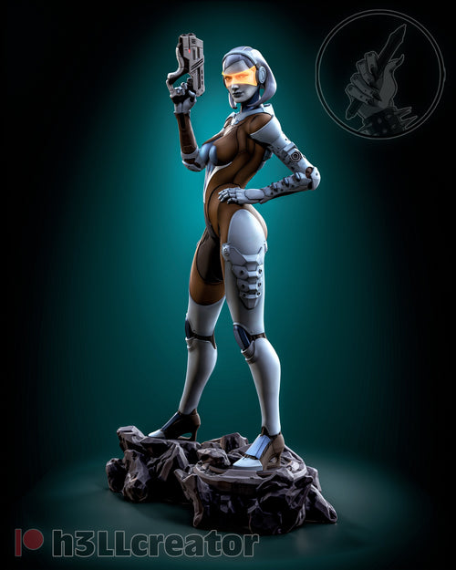 EDI — bioware — Statue by H3llcreator