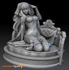 Emilia and Puck — Re:Zero — Statue by NomNom