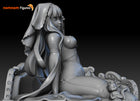 Emilia and Puck — Re:Zero — Statue by NomNom