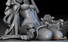 Emilia and Puck — Re:Zero — Statue by NomNom