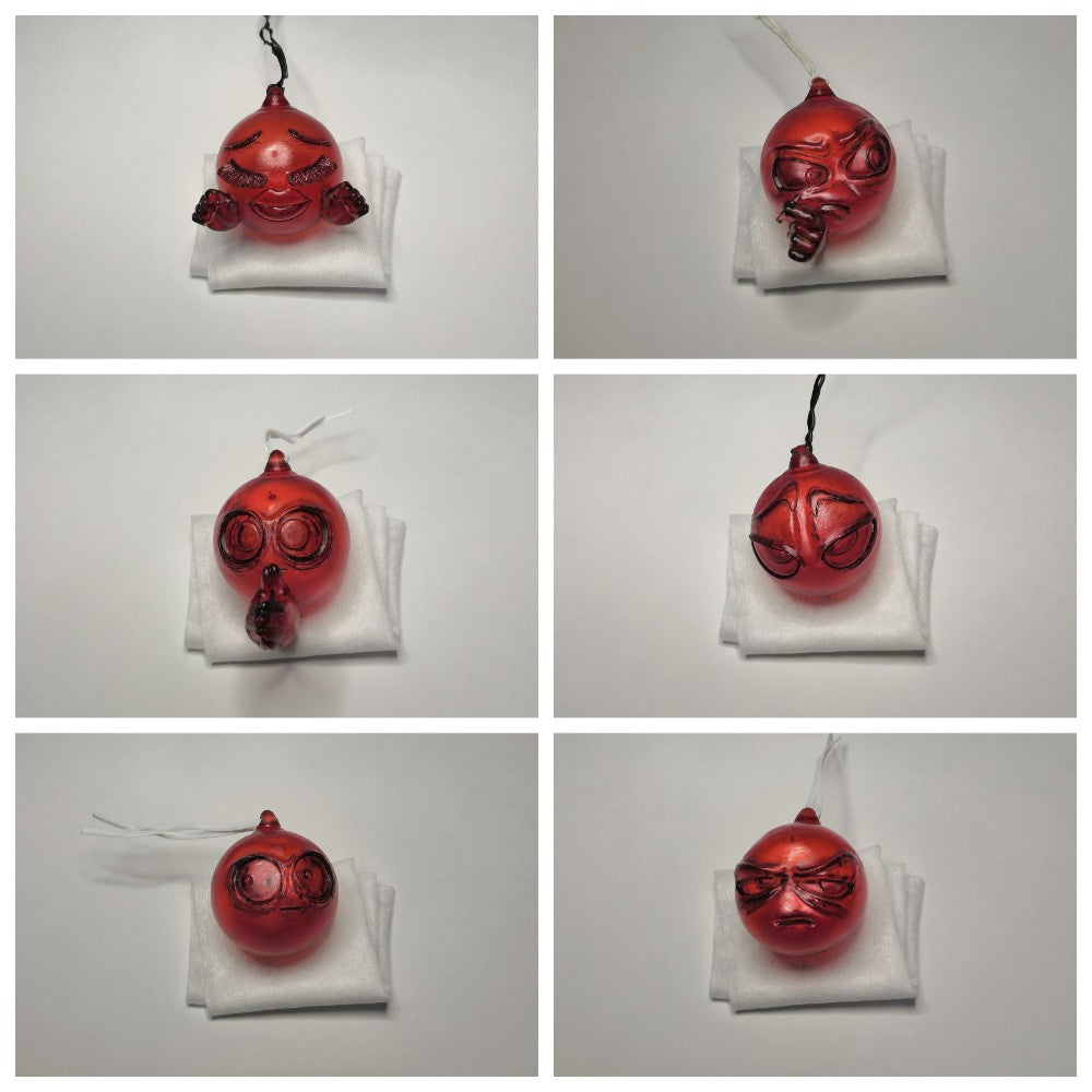 Emoji Christmas Ornament Set — Statue by Bulkamancer