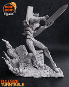 Eva 02 — Evangelion — Statue by NomNom