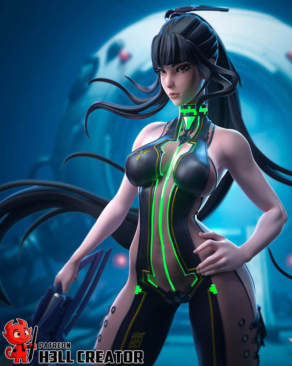 EVE — 2021 — Statue by H3llcreator