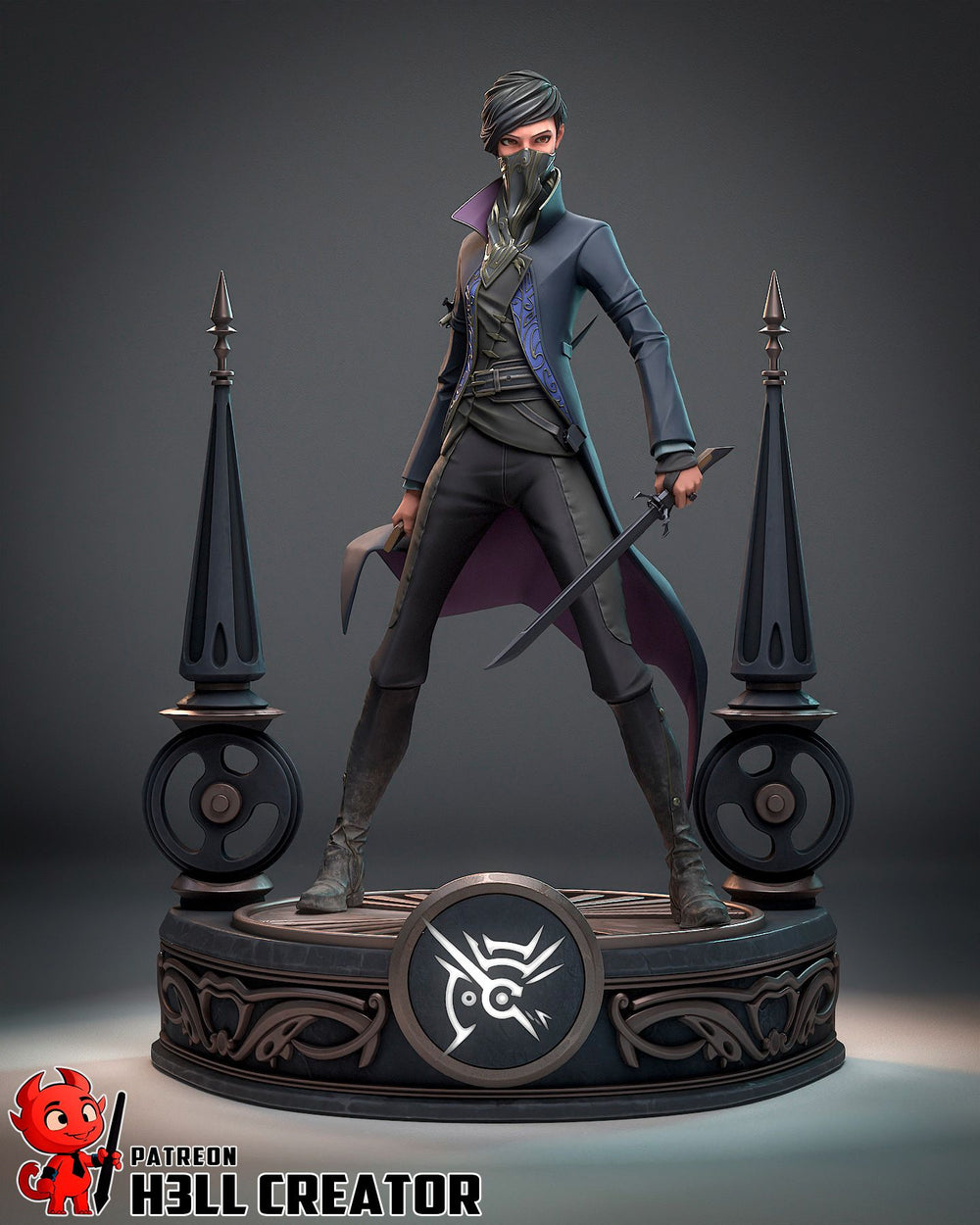 Emily — art-toy — Statue by H3llcreator