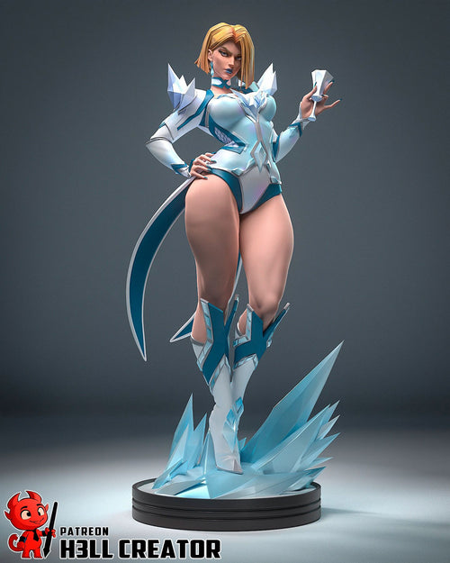 Emma Frost — diamondhead — Statue by H3llcreator