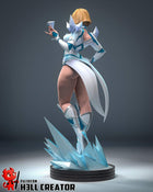 Emma Frost — diamondhead — Statue by H3llcreator