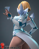 Emma Frost — diamondhead — Statue by H3llcreator