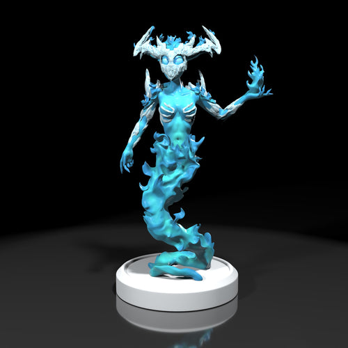Fire elemental (Pose 1) — fire — Statue by H3llcreator
