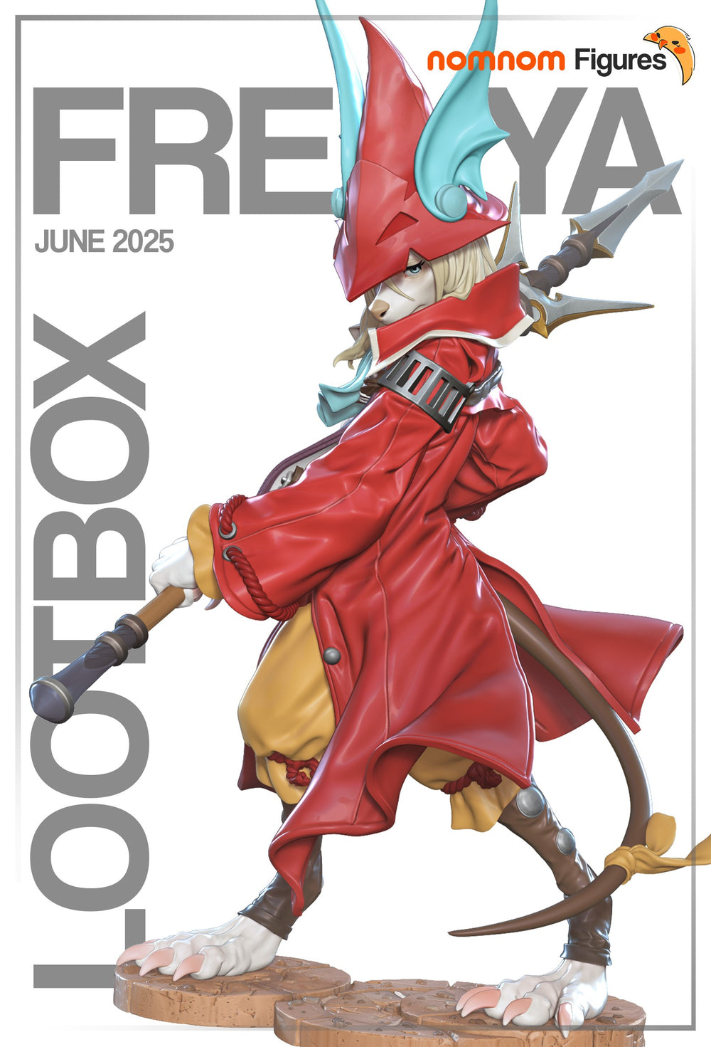 Freya Crescent — Final Fantasy IX — Statue by NomNom
