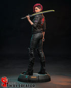 Female V — cd-projekt-red — Statue by H3llcreator