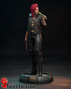 Female V — cd-projekt-red — Statue by H3llcreator