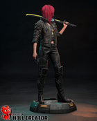 Female V — cd-projekt-red — Statue by H3llcreator