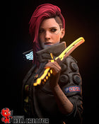 Female V — cd-projekt-red — Statue by H3llcreator