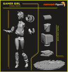 Gamer Girl — Statue by NomNom