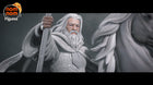 Gandalf the White — Lord of the Rings — Statue by NomNom