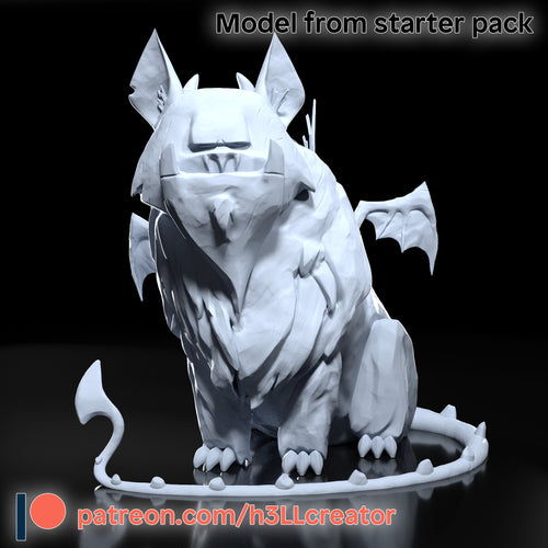 Gargoyle — gothic — Statue by H3llcreator