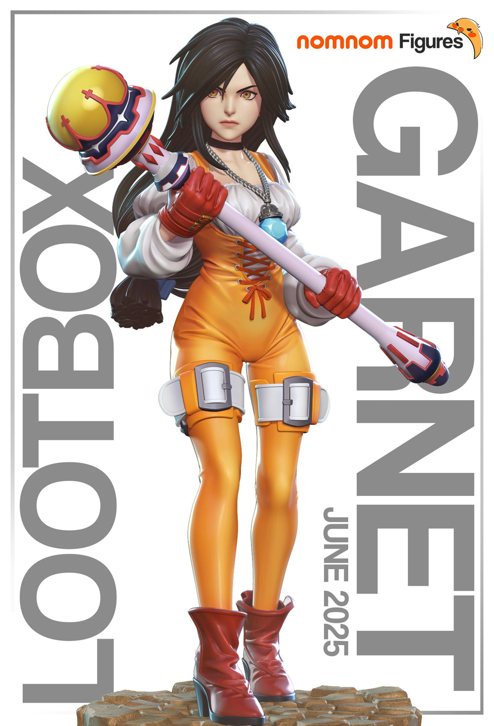 Garnet Til Alexandros — Final Fantasy IX — Statue by NomNom