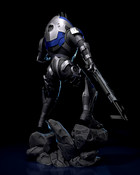 Garrus Vakarian — bioware — Statue by H3llcreator