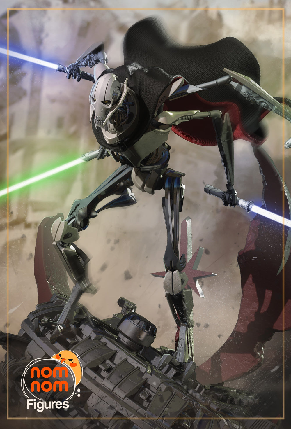 General Grievous — Star Wars Revenge Of The Sith — Statue by NomNom