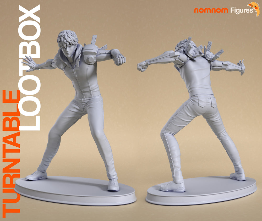 Genos — One Punch Man — Statue by NomNom