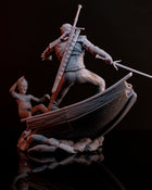 Geralt of Rivia — cd-projekt-red — Statue by H3llcreator