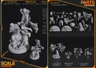 Gimli and Legolas — Lord of the Rings — Statue by NomNom