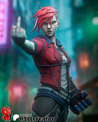 Girl Big gloves — stylized — Statue by H3llcreator