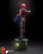 Girl Big gloves — stylized — Statue by H3llcreator
