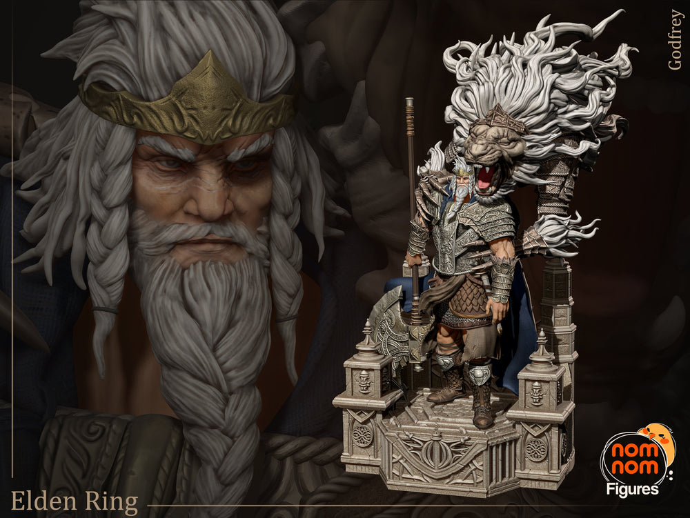 Godfrey — The First Elden Lord — Statue by NomNom