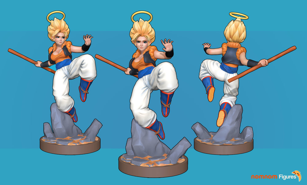 Gogeta Girl — Statue by NomNom
