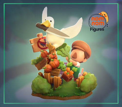 Goose — Untitled Goose Game — Statue by NomNom