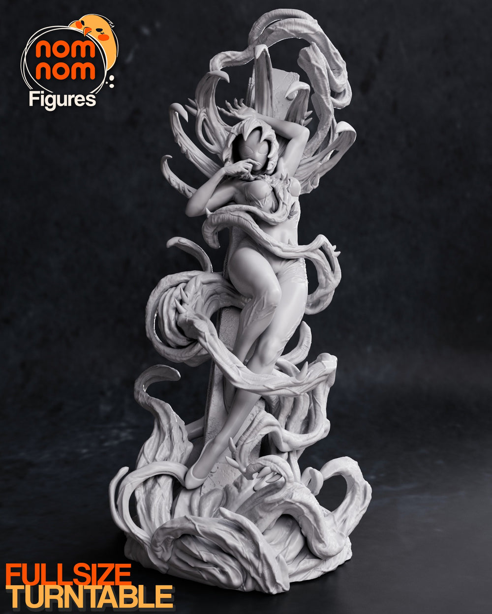 Gwenom — Spiderman — Statue by NomNom