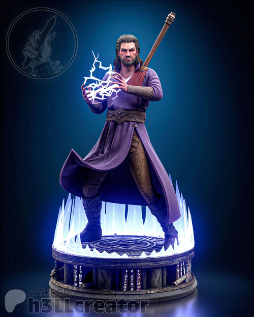 Gale — baldurs gate — Statue by H3llcreator