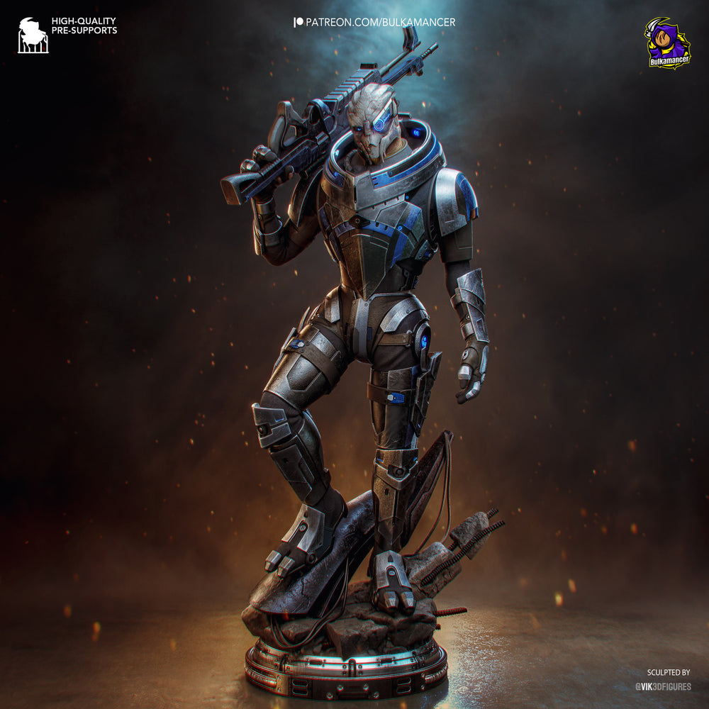 Garrus — bioware — Statue by Bulkamancer
