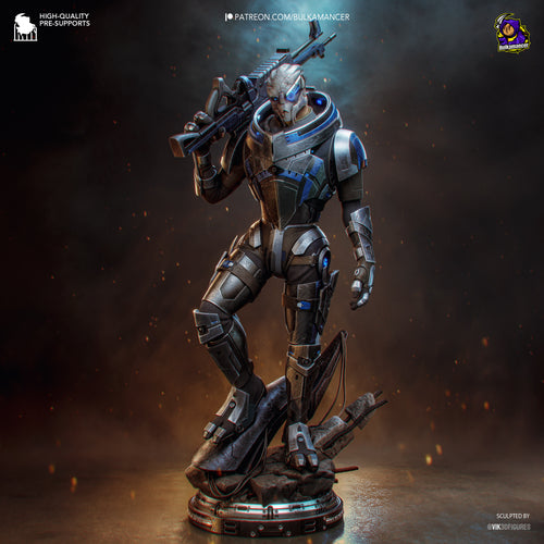 Garrus — bioware — Statue by Bulkamancer
