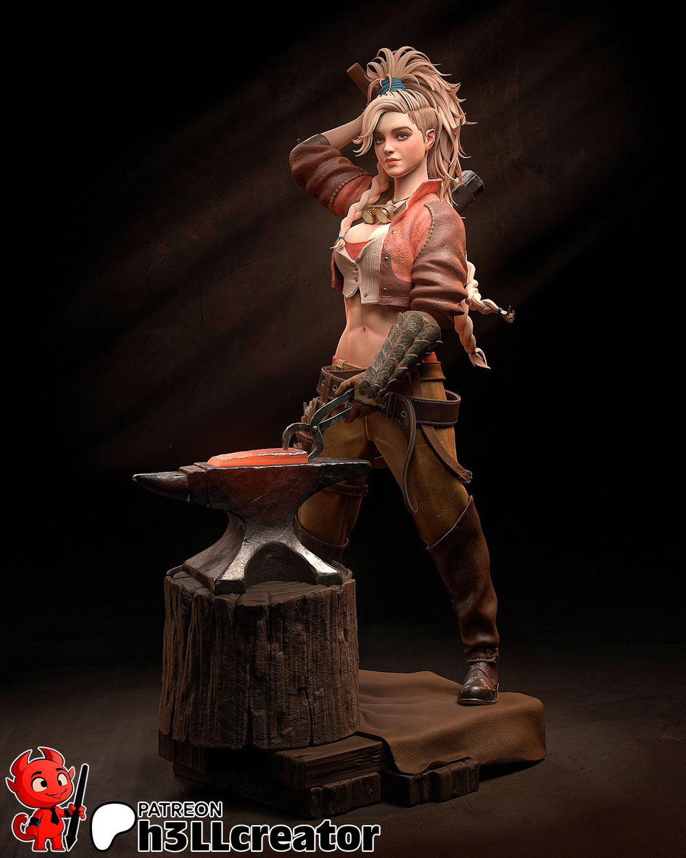 Gemma — 3d-print-statue — Statue by H3llcreator