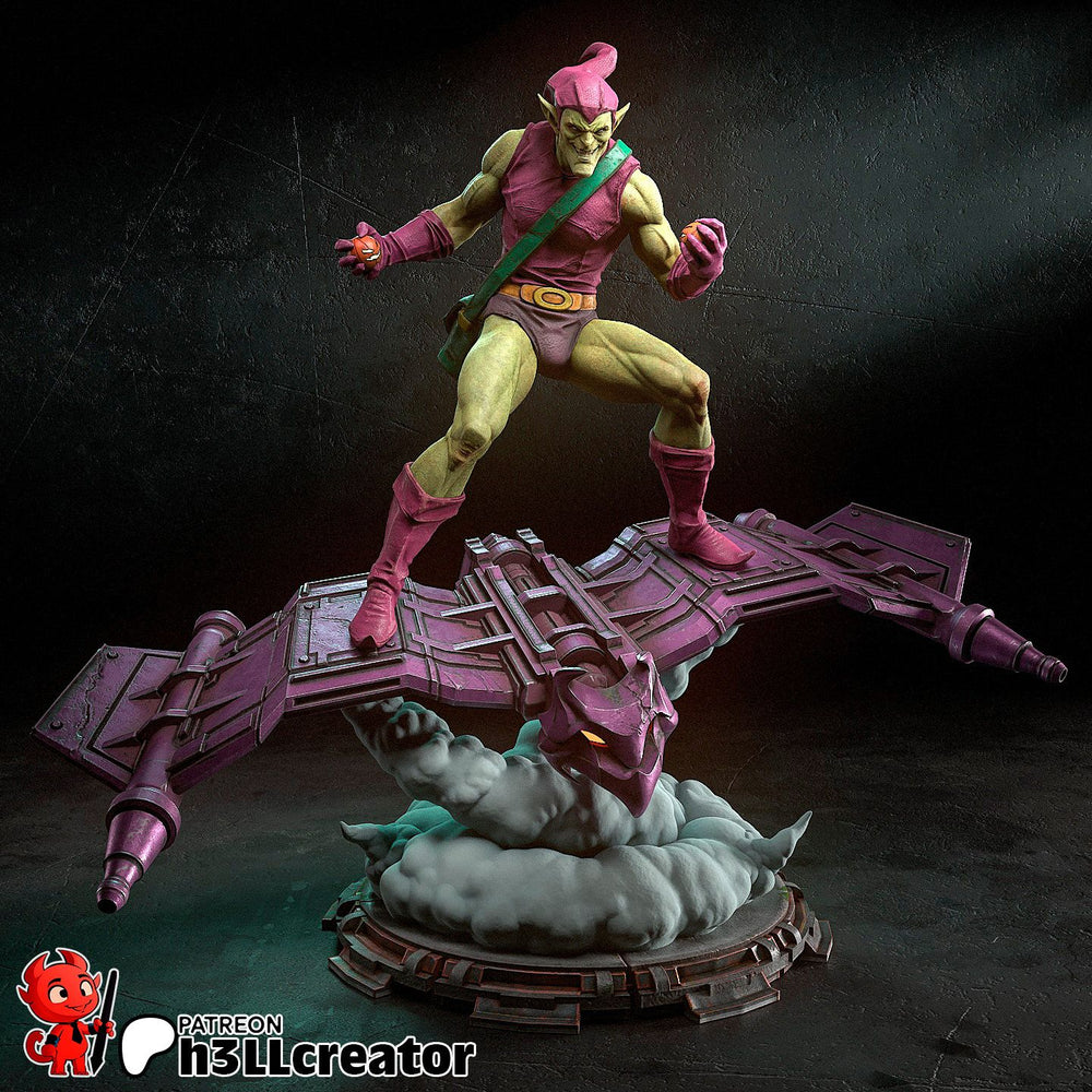 Green Goblin — comic-book — Statue by H3llcreator