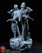 Harry and Kim — british-tv — Statue by H3llcreator