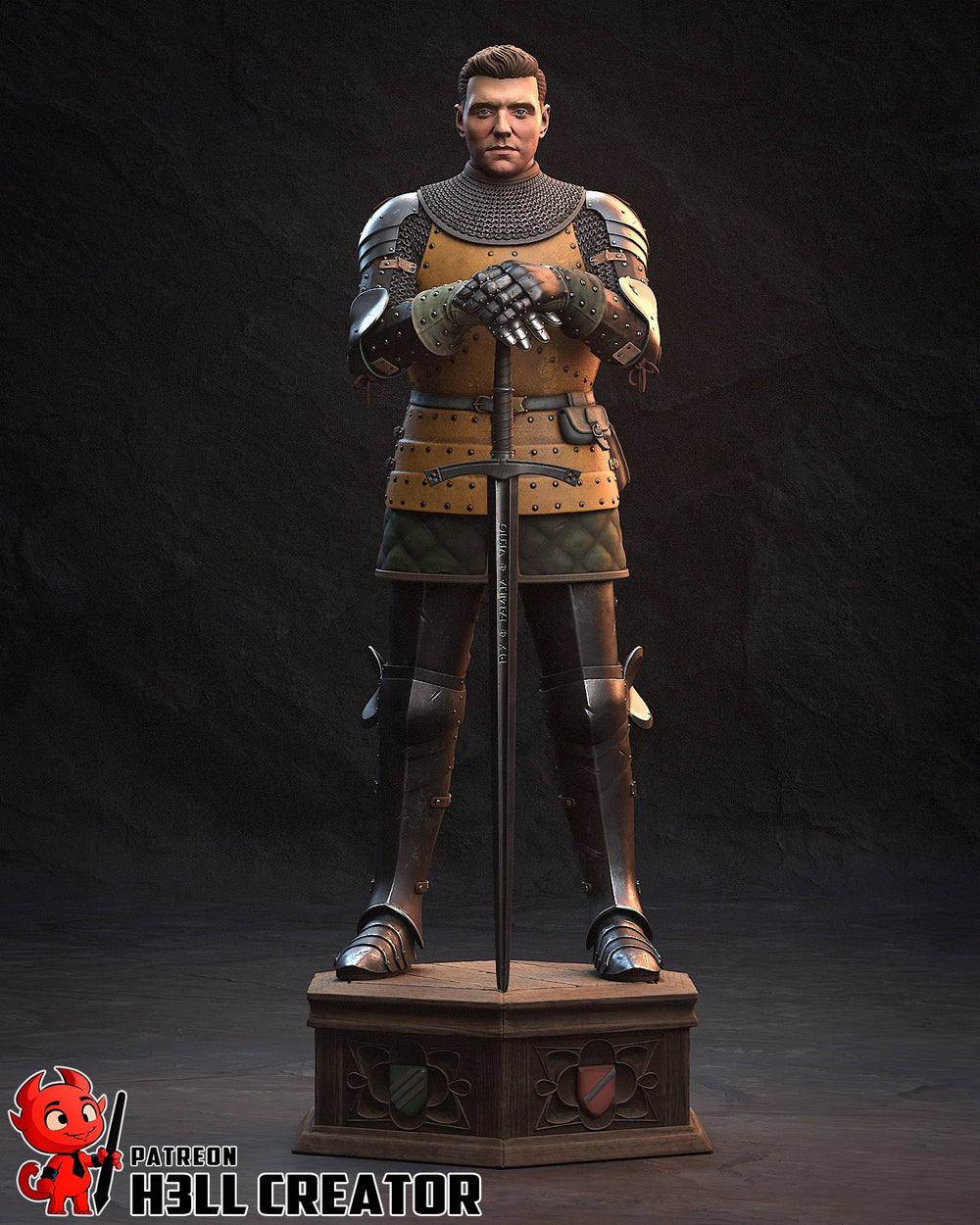 Henry of Skalitz — arthurian — Statue by H3llcreator