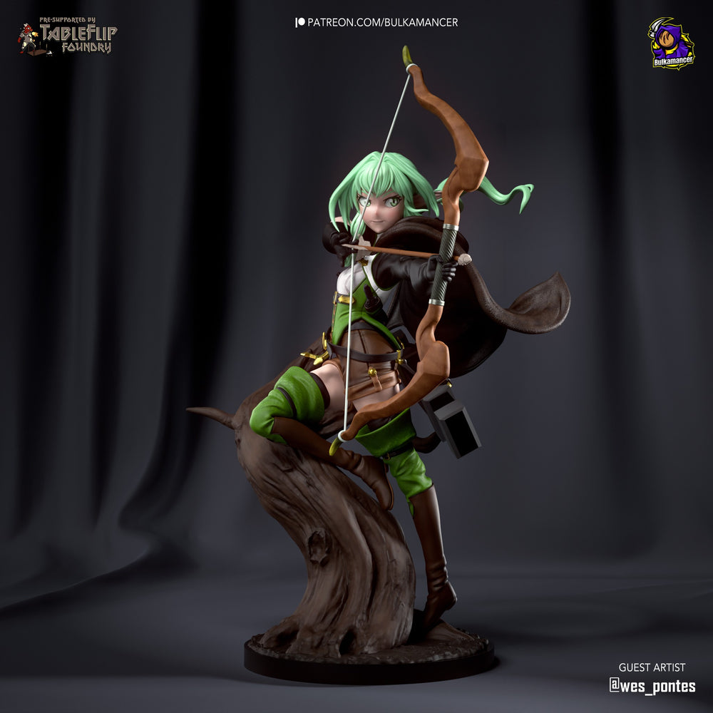 Hi-Elf Archer — Goblin Slayer — Statue by Bulkamancer