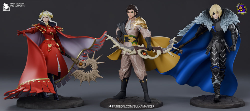 House Leaders | Fire Emblem: Three Houses — Statue by Bulkamancer